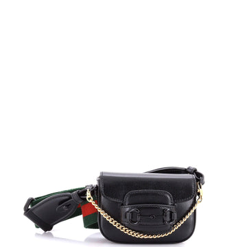 Gucci Horsebit Flap Wallet With Strap