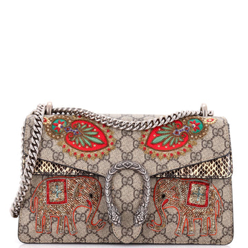 Dionysus Bag Embroidered Gg Coated