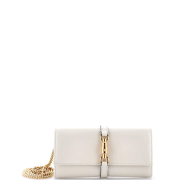 Jackie Continental Chain Wallet Leather