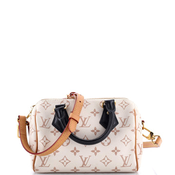 Speedy Bandouliere Bag Dune Canvas 20