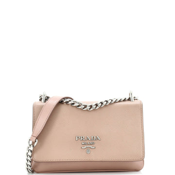 Chain Flap Crossbody Bag Saffiano And