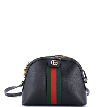 Ophidia Dome Shoulder Bag Leather Small