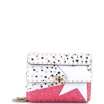 Rockstud Spike Flap Bag Quilted Leather