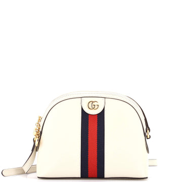 Ophidia Dome Shoulder Bag Leather Small