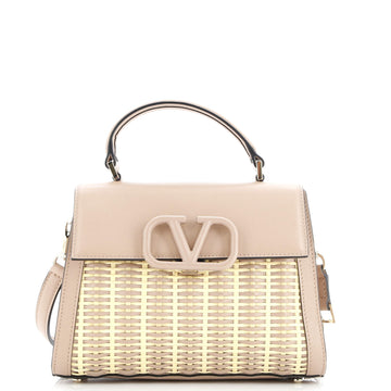 Vsling Top Handle Bag Wicker With