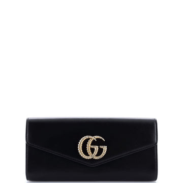 Gg Broadway Envelope Clutch Leather
