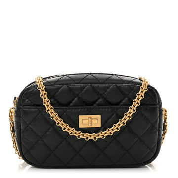 Aged Calfskin Quilted Mini Reissue