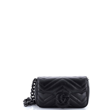 Gg Marmont Flap Belt Bag Matelasse