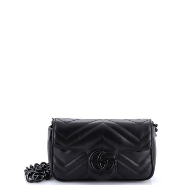 Gg Marmont Flap Belt Bag Matelasse