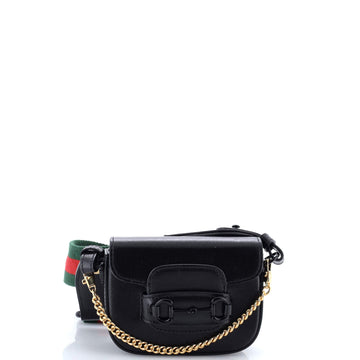 Gucci Horsebit Flap Wallet With Strap