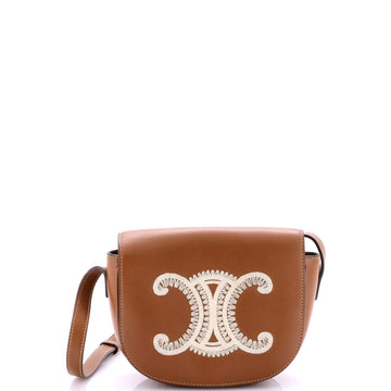 Cuir Triomphe Folco Bag Embroidered