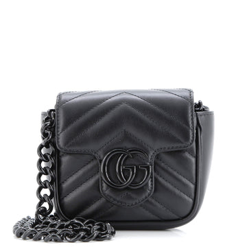 Gg Marmont Flap Belt Bag Matelasse