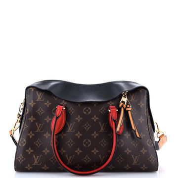 Tuileries Handbag Canvas With Leather