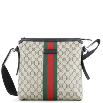 Web Messenger Bag Gg Coated Canvas