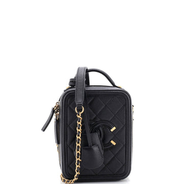Chanel Filigree Vertical Vanity Case