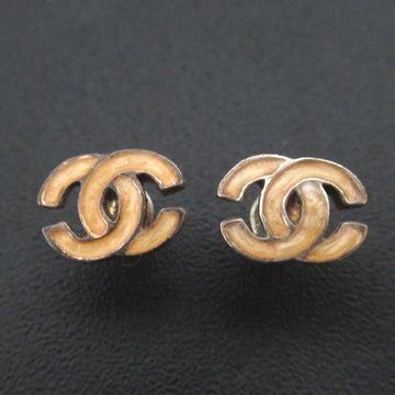 Cc Logo Stud Earrings Sterling Silver