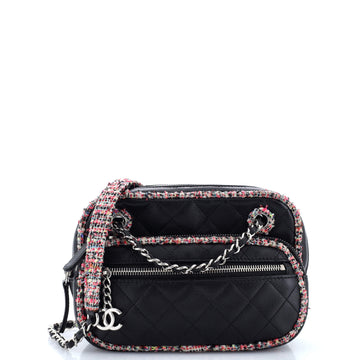 Elegant Trim Front Zip Camera Bag