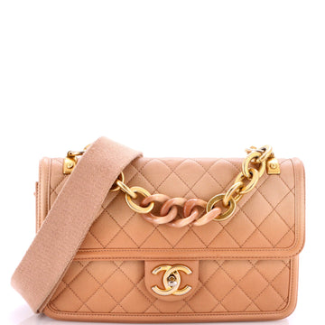 Sunset On The Sea Flap Bag Quilted