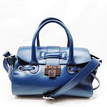 No Tariff Jimmy Choo Hand Bag Navy Blue