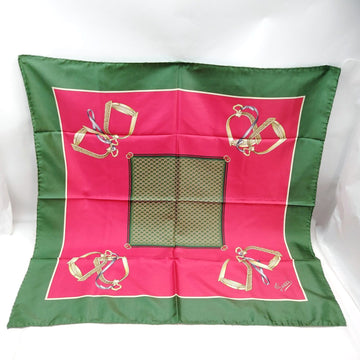 No Tariff Gucci Scarf Greens Reds