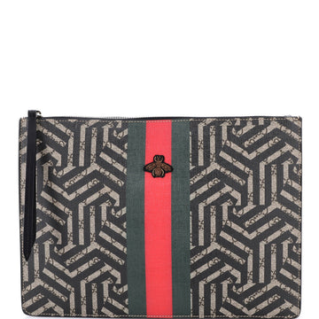 Bee Web Zip Messenger Bag Caleido Gg