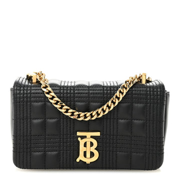 Lambskin Quilted Mini Lola Bag Black