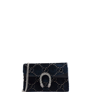 Dionysus Bag Gg Velvet Super Mini