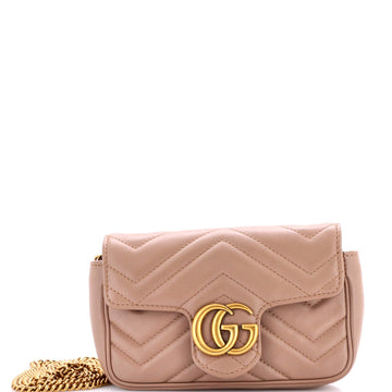 Gg Marmont Flap Bag Matelasse Leather