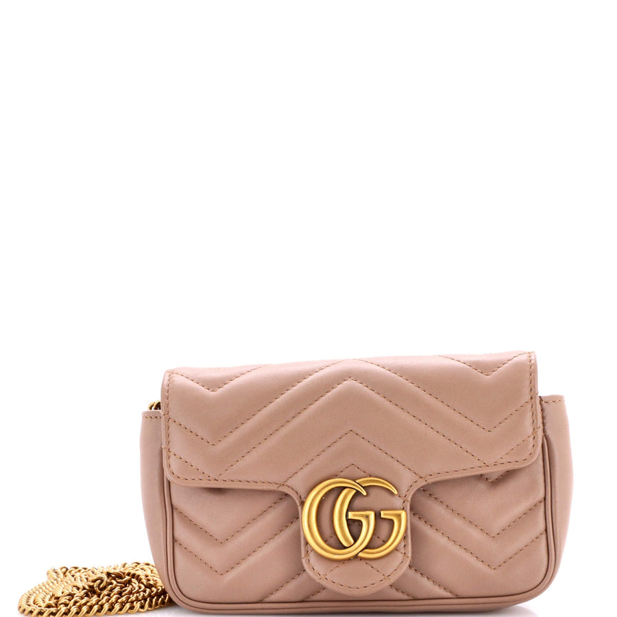Gucci Gg Marmont Flap Bag Matelasse