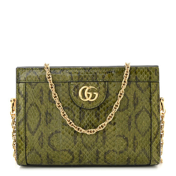 Snakeskin Gg Mini Ophidia Chain Shoulder