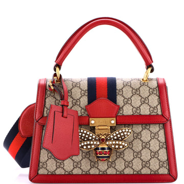 Queen Margaret Top Handle Bag Gg Coated