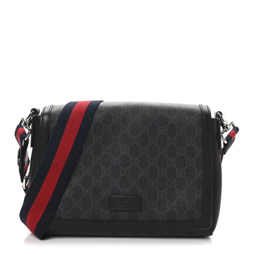 Gg Supreme Appia Calfskin Web Crossbody