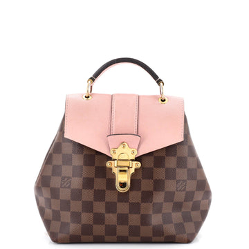Clapton Backpack Damier And Leather