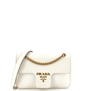 Pattina Flap Shoulder Bag Saffiano