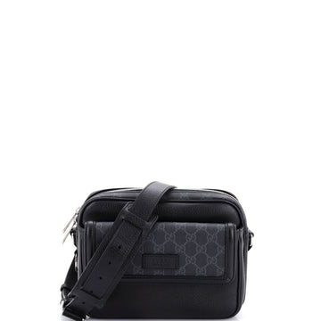 Front Pocket Crossbody Messenger Leather