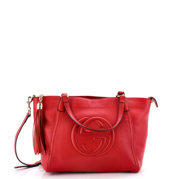 Soho Convertible Top Handle Bag Leather