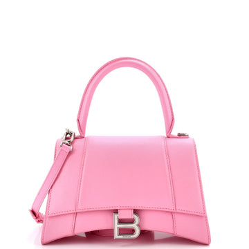 Hourglass Top Handle Bag Leather Small