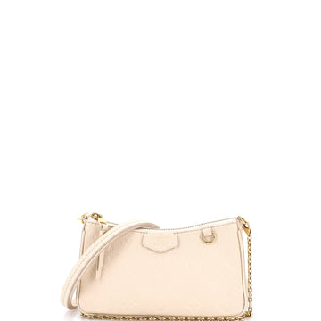 Easy Pouch On Strap Empreinte Leather