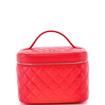 Classic Vanity Case Quilted Caviar
