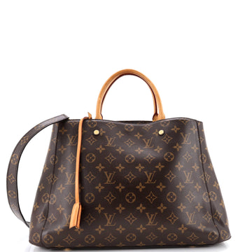 Montaigne Handbag Canvas Gm