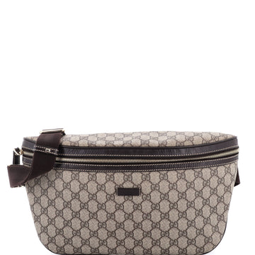 Courrier Zip Belt Bag Gg Coated Canvas