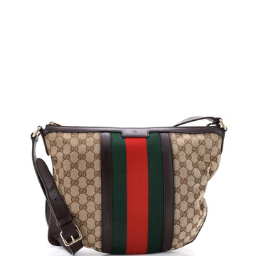 Vintage Web Saddle Messenger Bag Gg