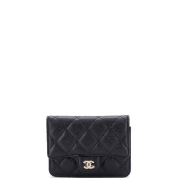 Classic Flap Clutch With Chain Quilted