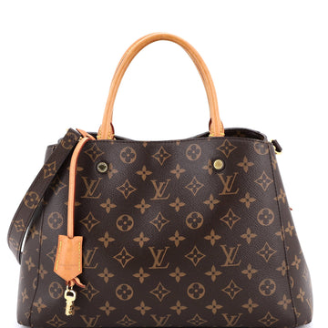 Montaigne Handbag Canvas Mm