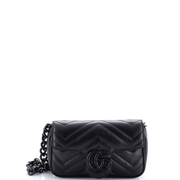 Gg Marmont Flap Belt Bag Matelasse