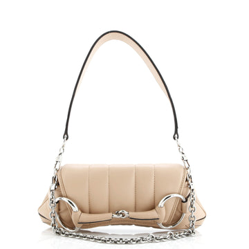 Horsebit Chain Shoulder Bag Vertical
