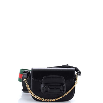 Gucci Horsebit Flap Wallet With Strap