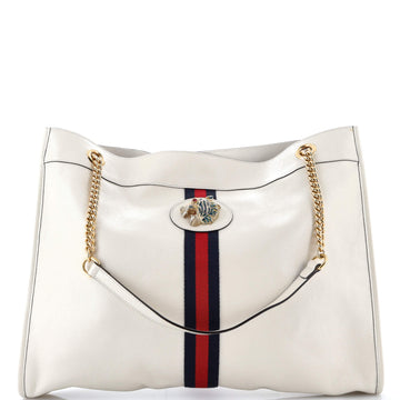 Rajah Chain Tote Leather Large