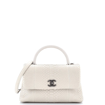 Coco Top Handle Bag Python Small