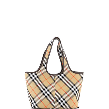 Burberry East-West Tote Vintage Check